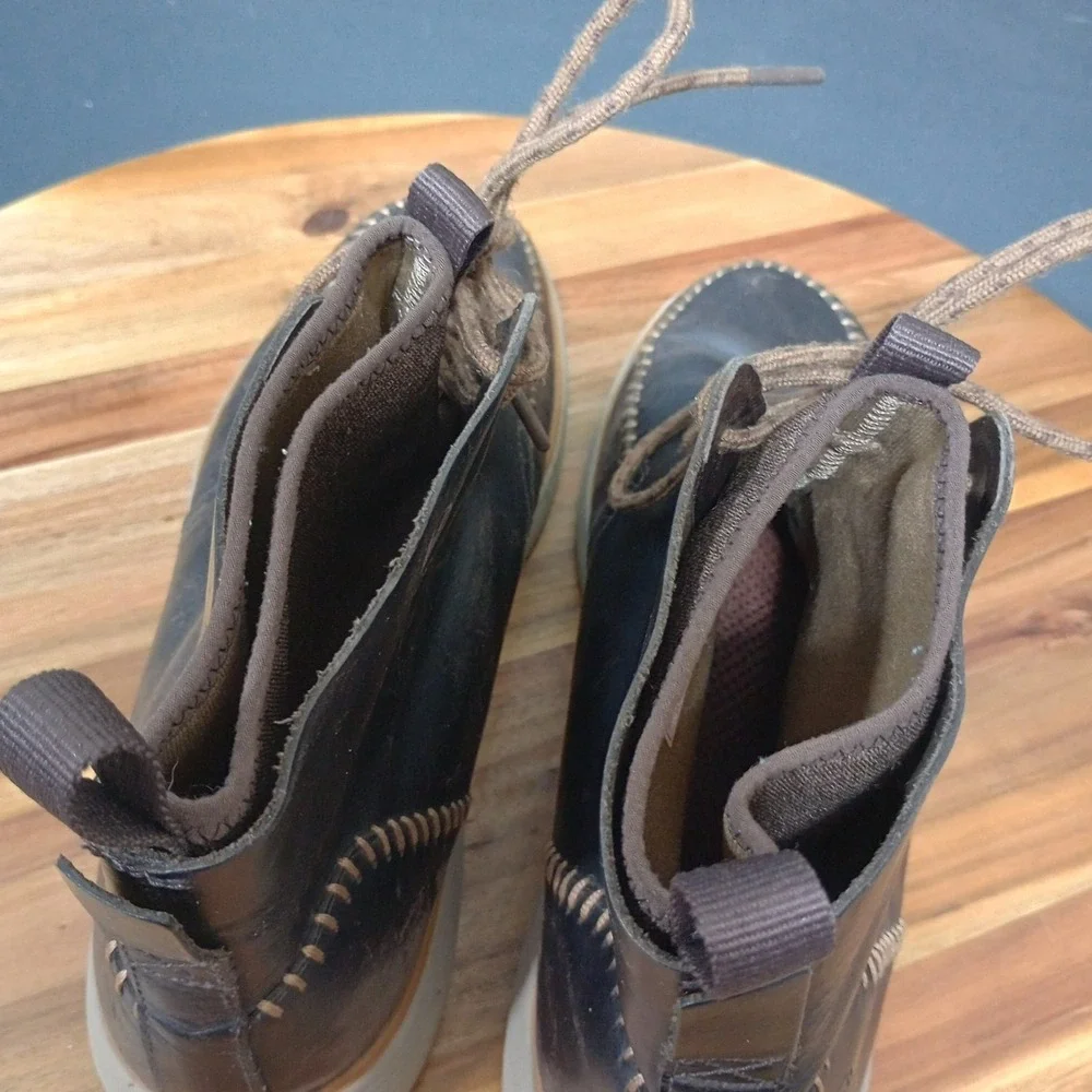 Chaco Men's Dixon High Hiking Boots Leather‎ Waterproof Java Brown Size 12
